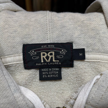 rrl vintage-style zip-up hoodie