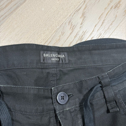 Balenciaga Washed Distressed Cargo Pants