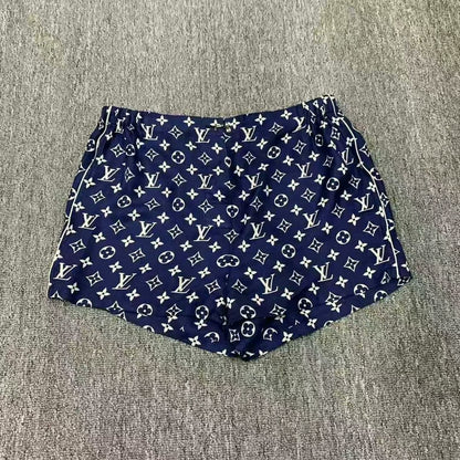 Louis Vuitton Blue Printed Shorts Size 36