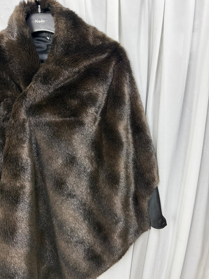Comme des Garcons 04AW Irregular Fur Jacket Cape