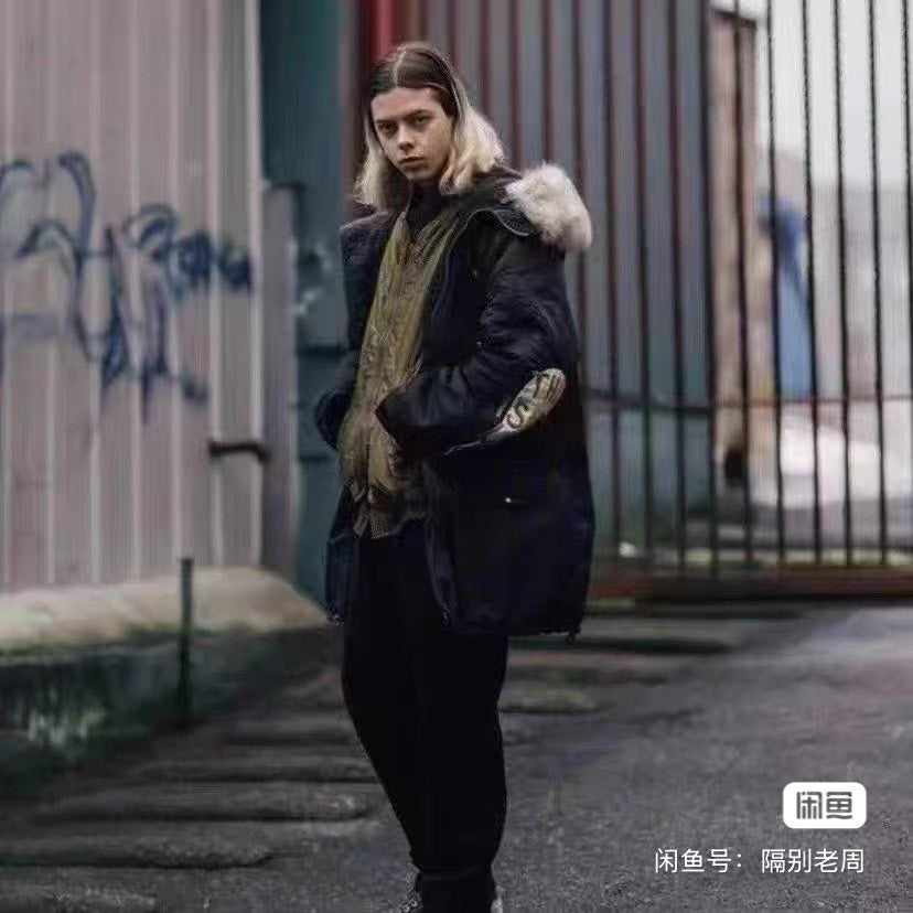 visvim valdez coat with fur hood