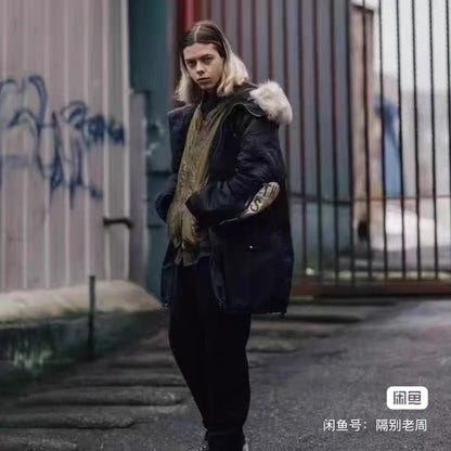 visvim valdez coat with fur hood