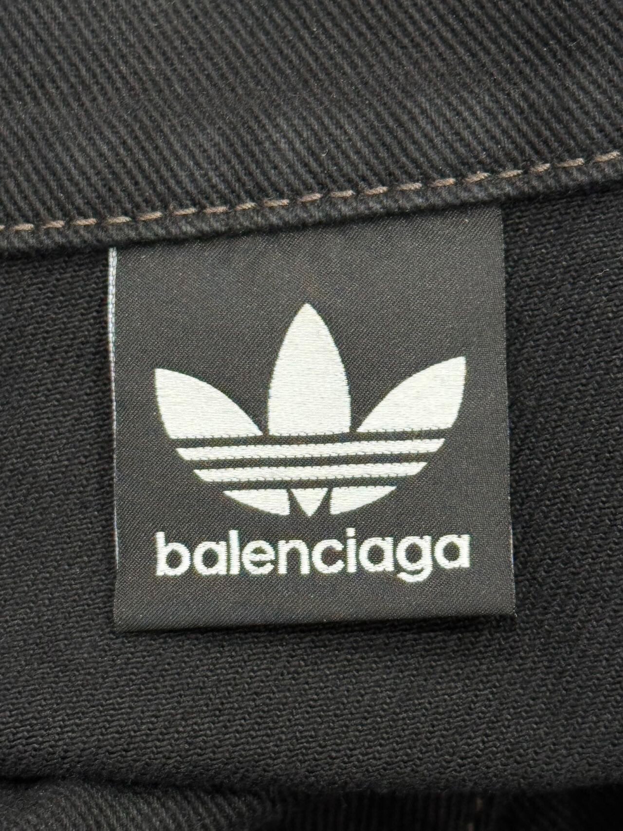 balenciaga adidas denim jacket size 2