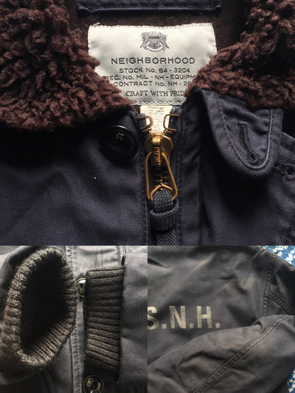 Neighborhood N1 Cotton Jacket in Deep Blue