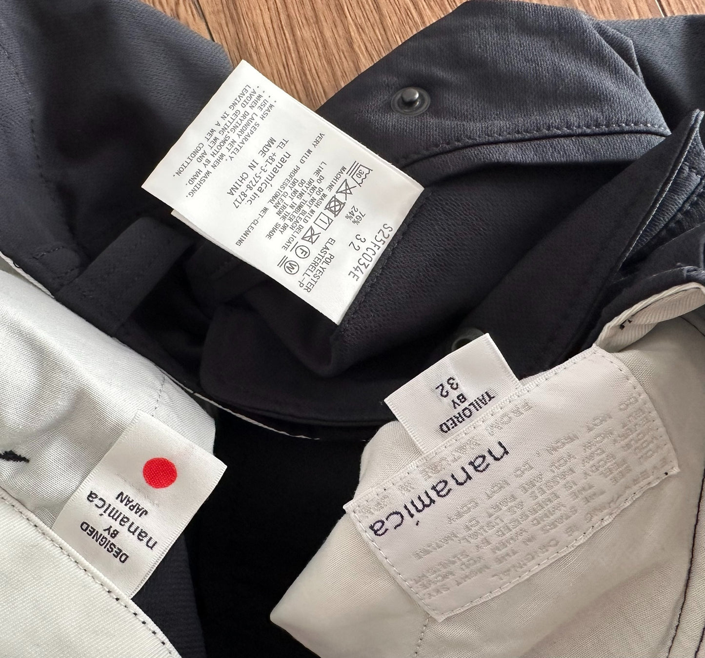 nanamica alphadry field cargo pants navy