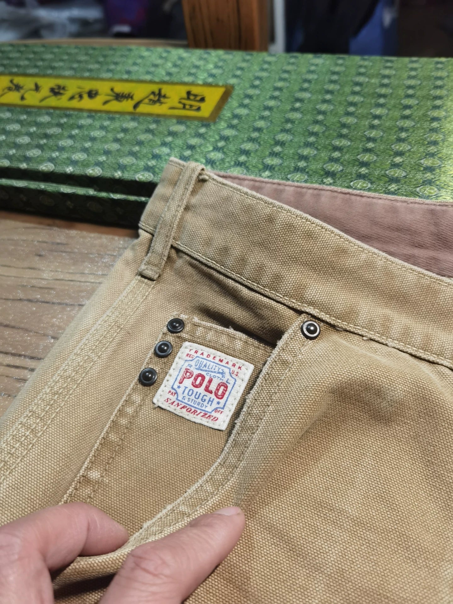 Ralph Lauren Distressed Utility Work Pants