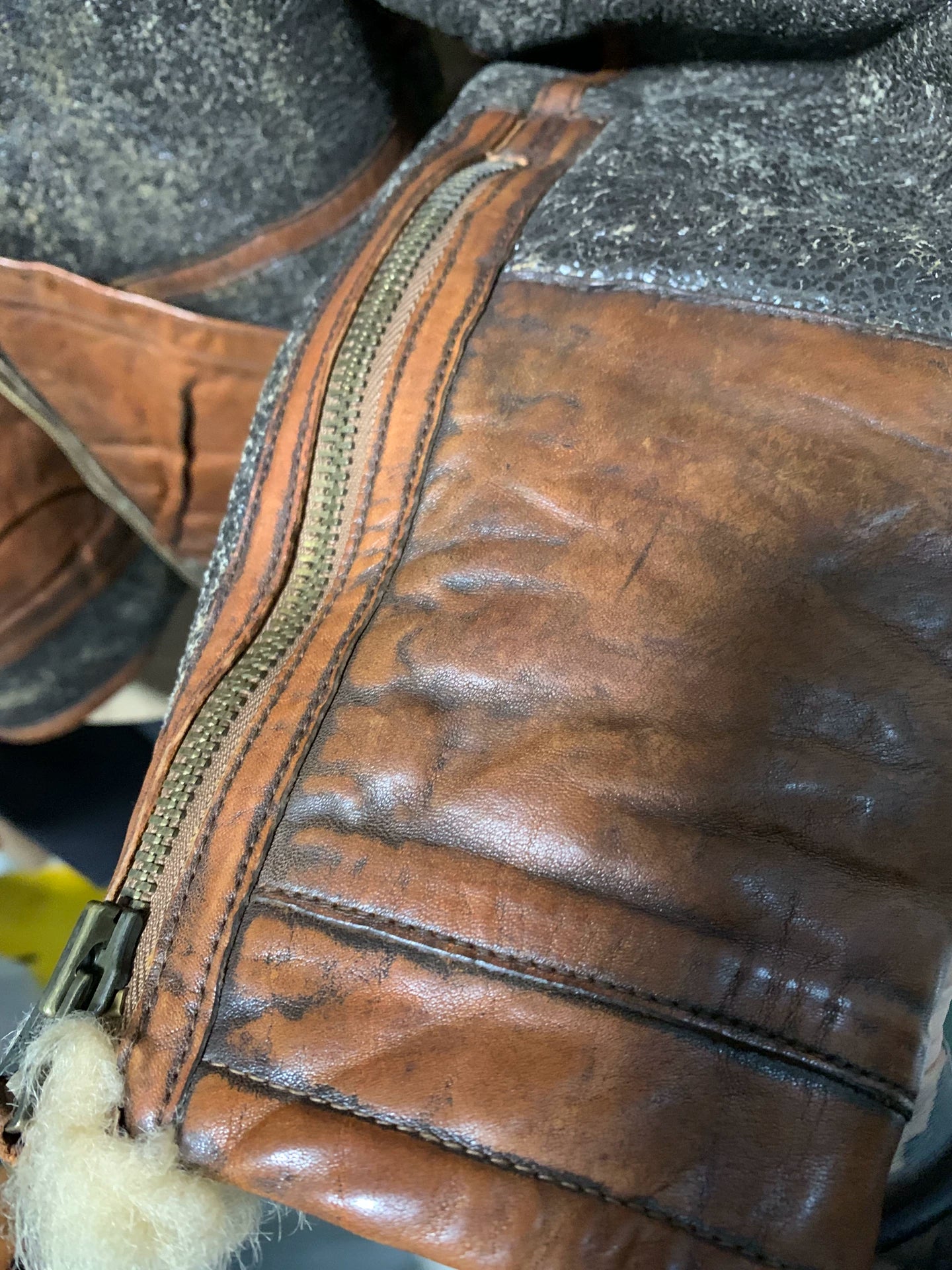 rl polo ralph lauren shearling jacket