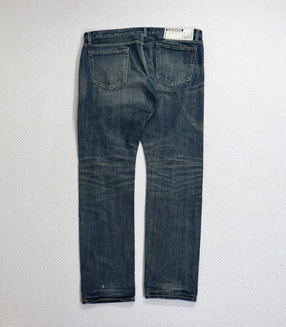 nbhd washed denim narrow jeans in xl