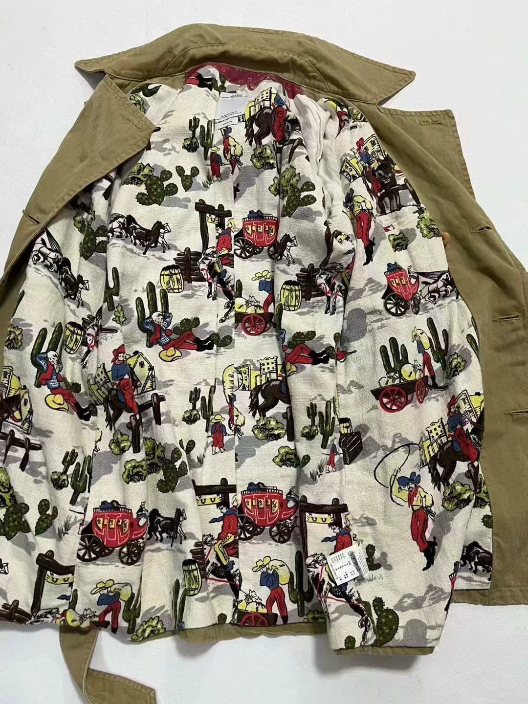 visvim 14AW HENDEE TRENCH HERRINGBONE