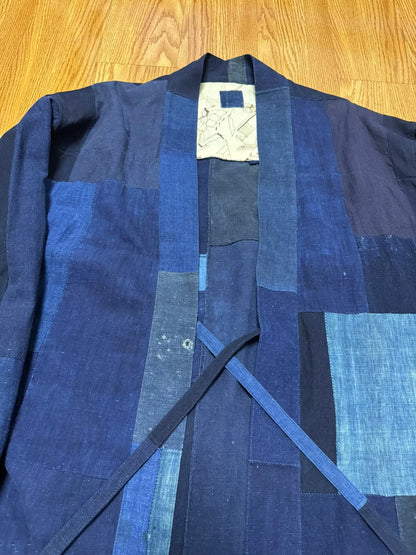 visvim kofu lhamo shirt in blue