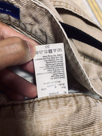 light khaki corduroy casual pants