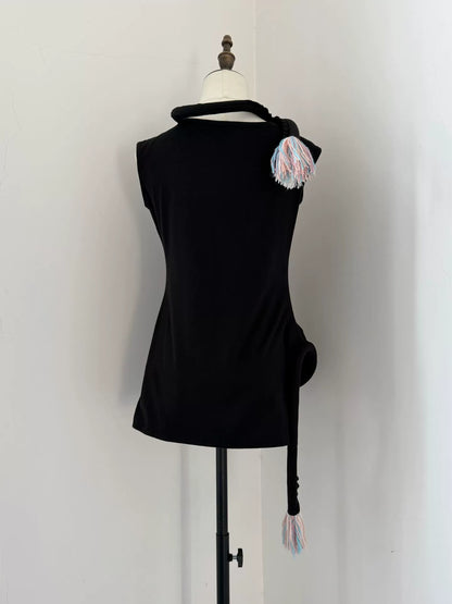 Yohji Yamamoto 2006 Runway Sleeveless Top