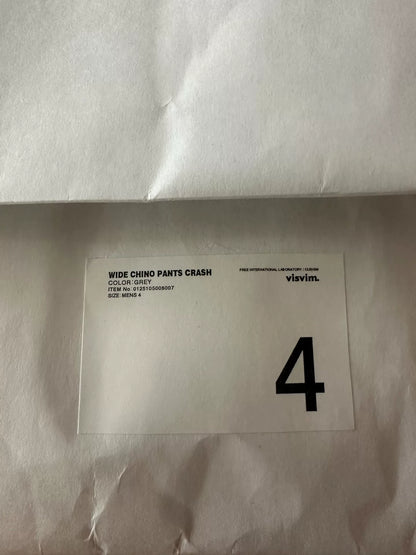 visvim Wide Chino Pants 25SS