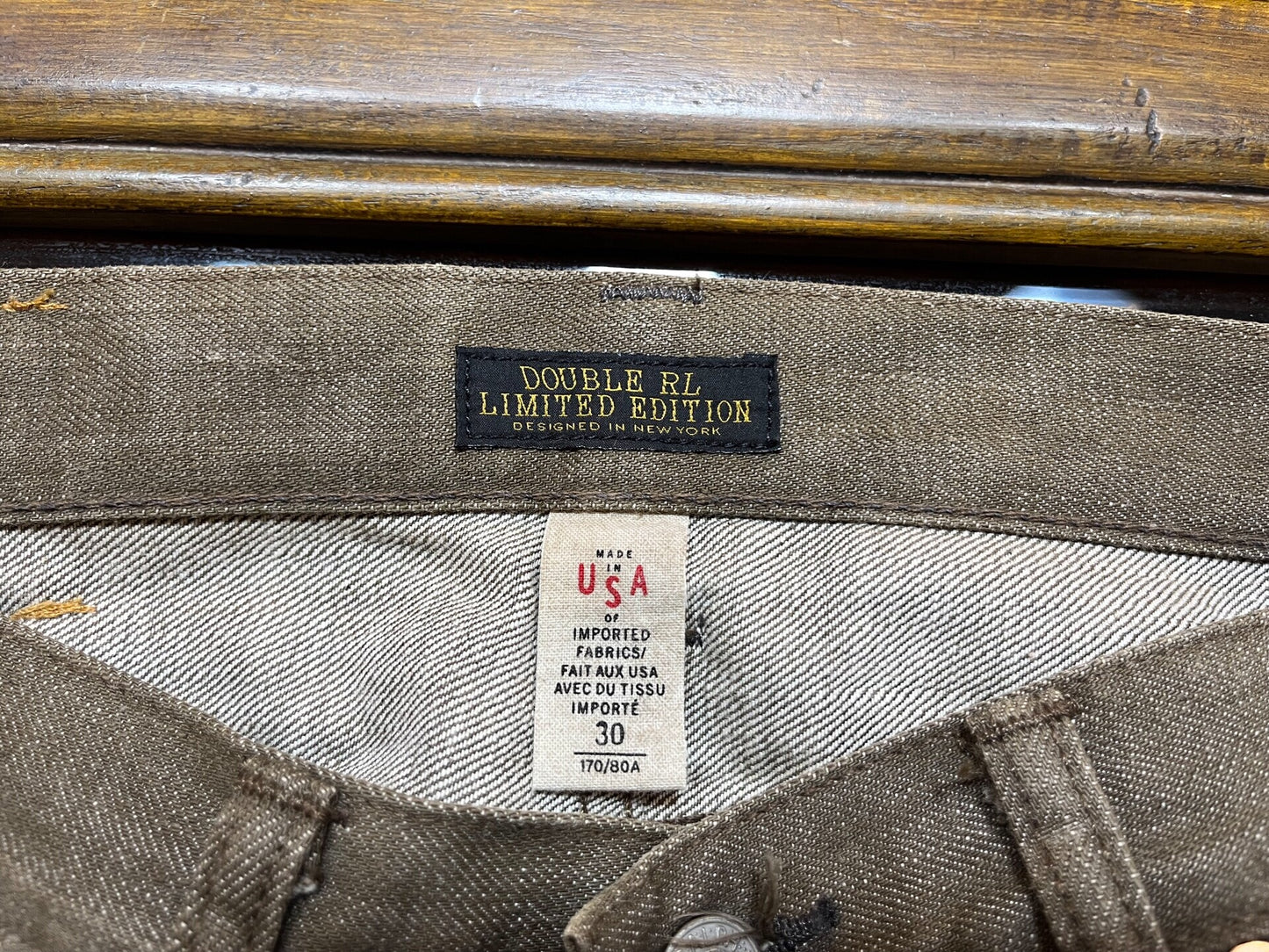limited edition rrl denim pants