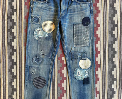 fdmtl slim fit selvage denim jeans