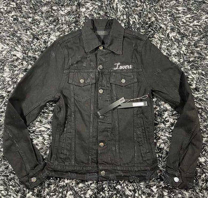 amiri lovers trucker denim jacket
