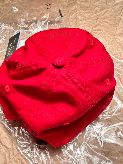 Ralph Lauren Unisex Classic Red Cotton Cap