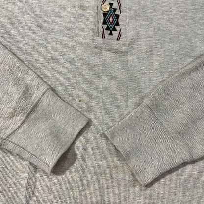RRL Vintage Indian Embroidery Henley Shirt