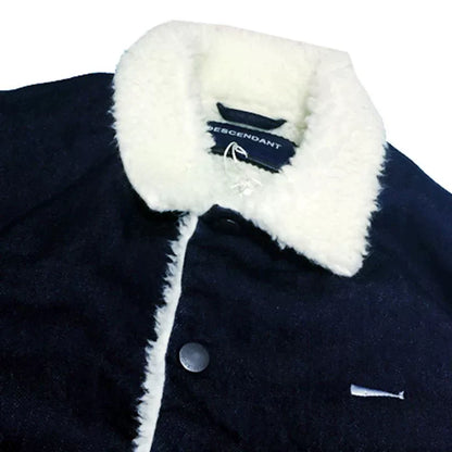 descendant collier black denim jacket medium