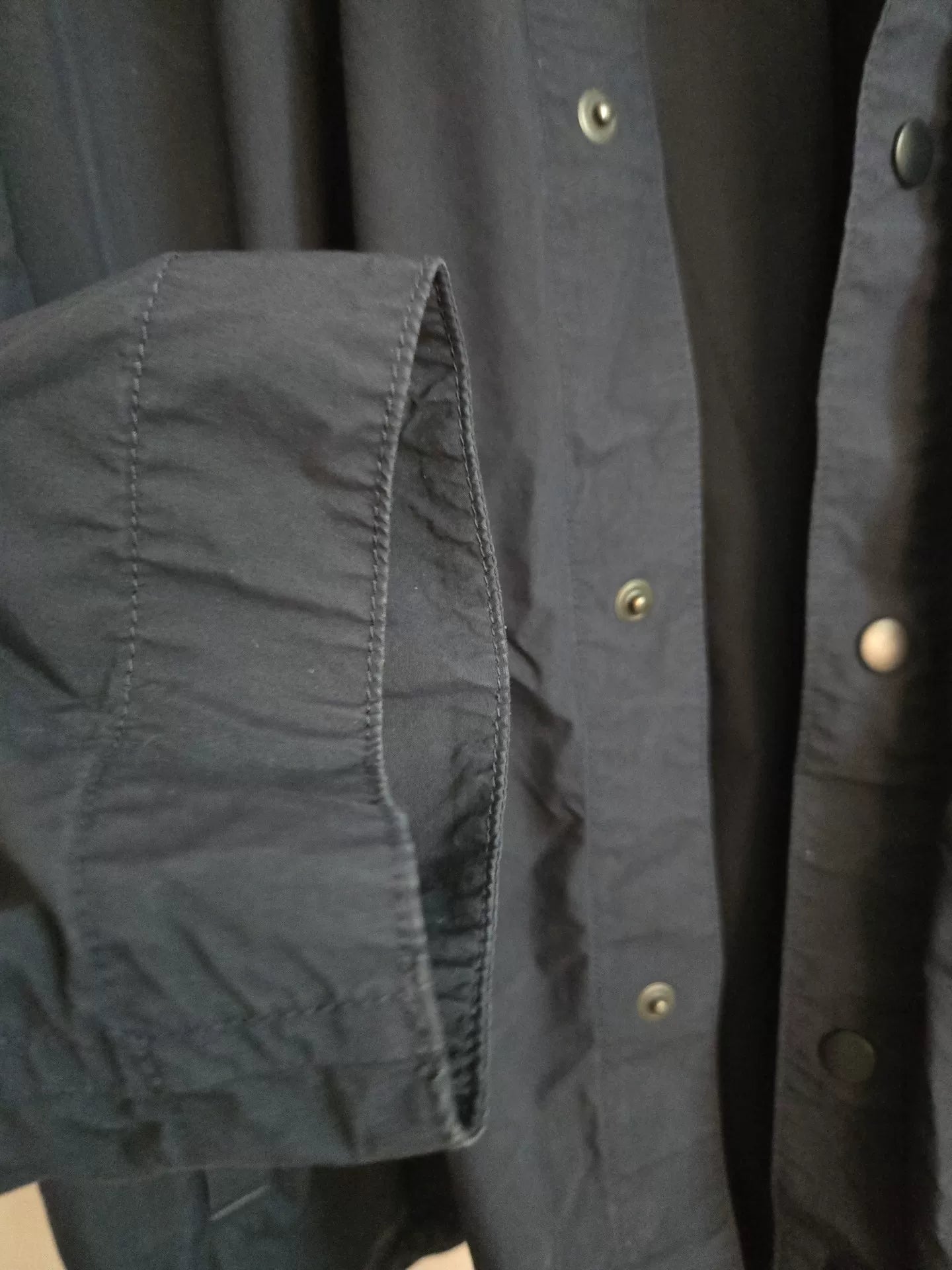 Porter Classic Poplin Gathered Coach Jacket