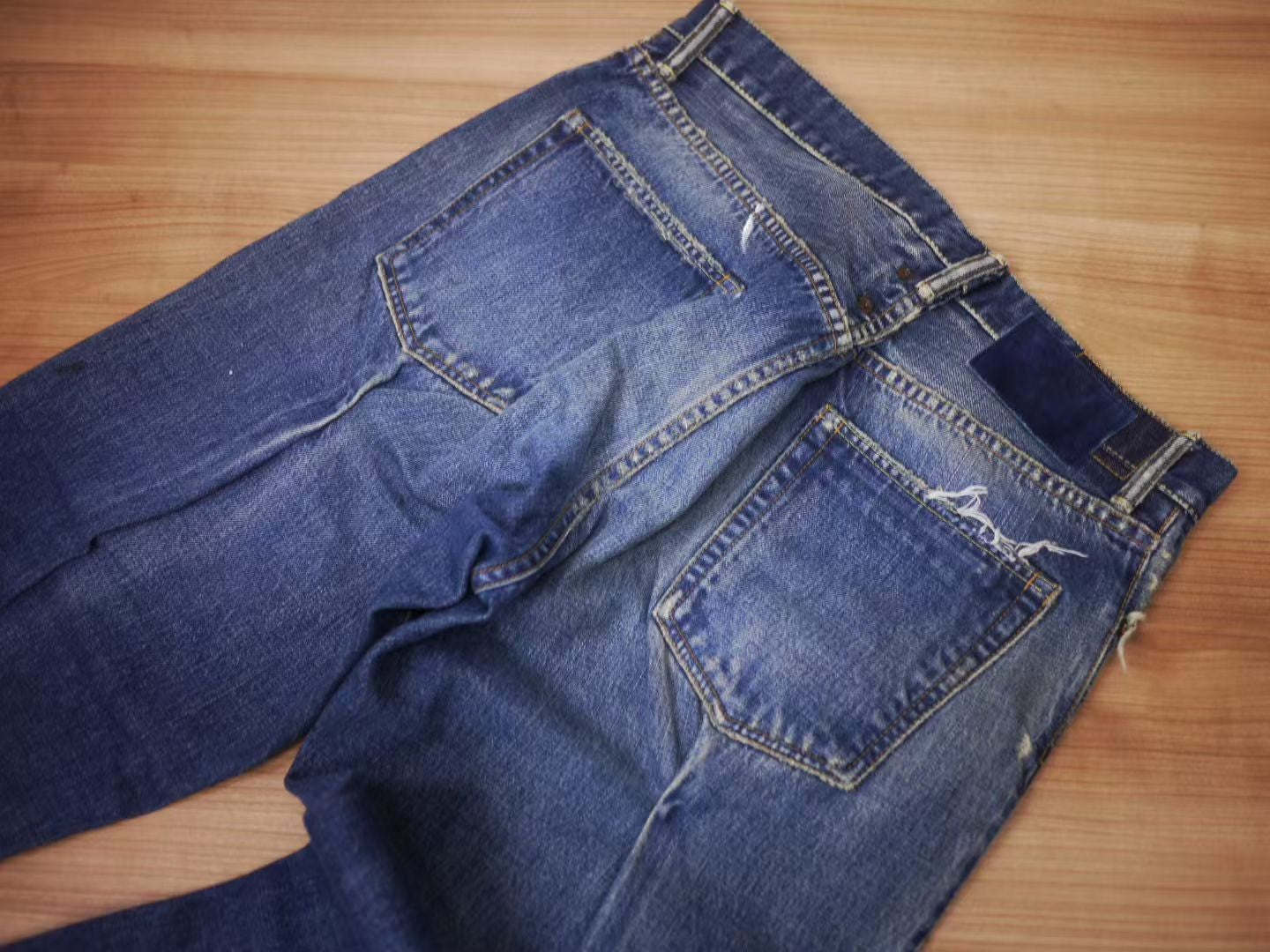 VISVIM 18SS JOURNEYMAN PANTS TACKED CRASH