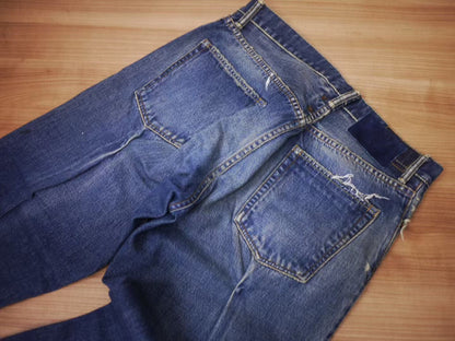 VISVIM 18SS JOURNEYMAN PANTS TACKED CRASH