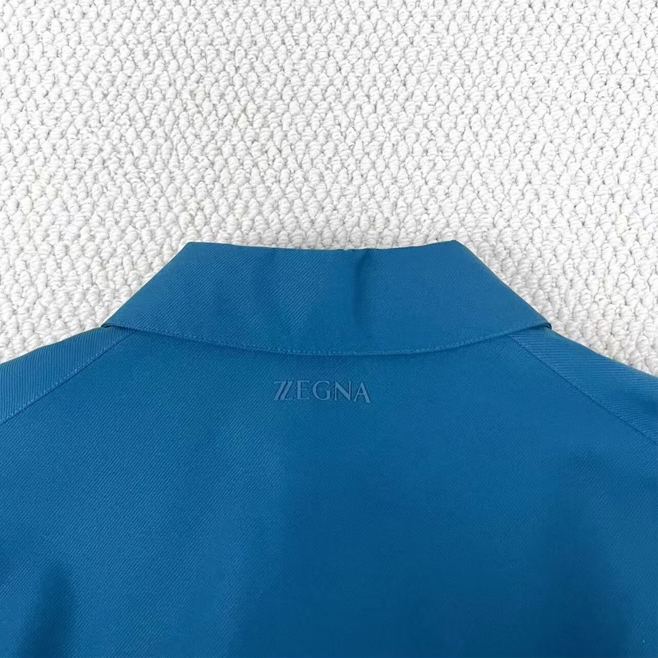 Ermenegildo Zegna Teal Tech Fabric Jacket