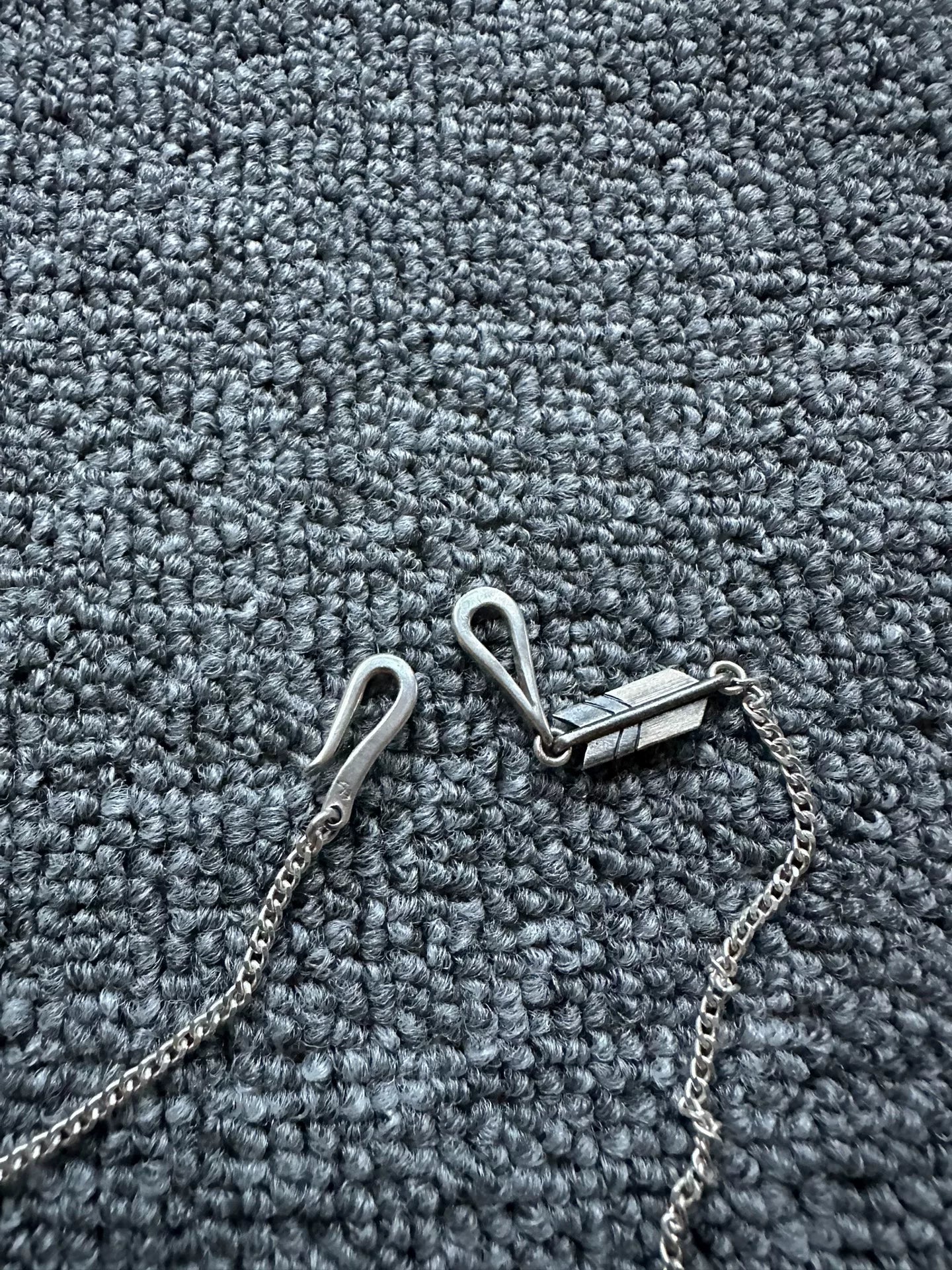 larry smith necklace with pomegranate flower pendants