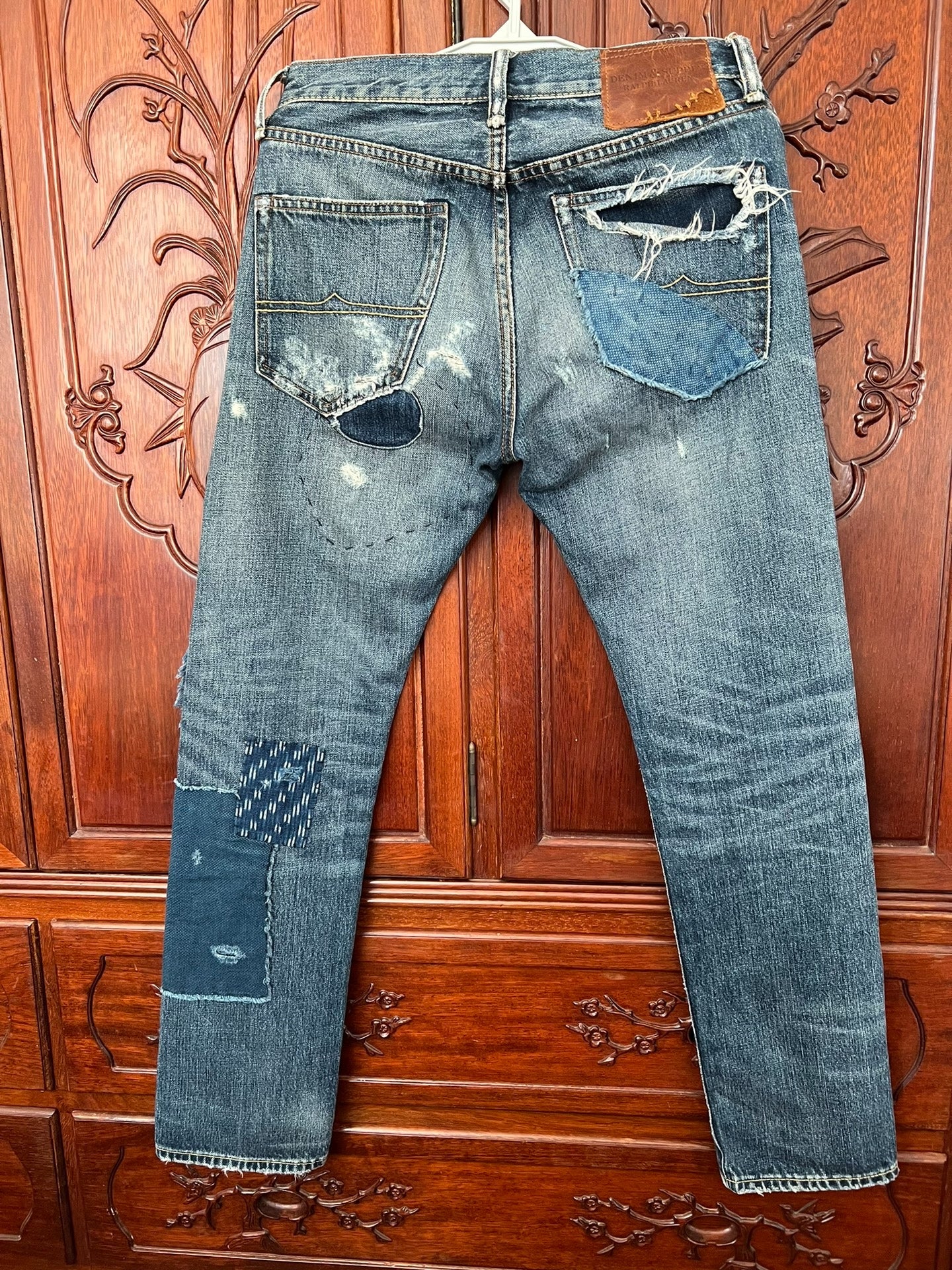 Ralph Lauren RRL Men's Patchwork Jeans