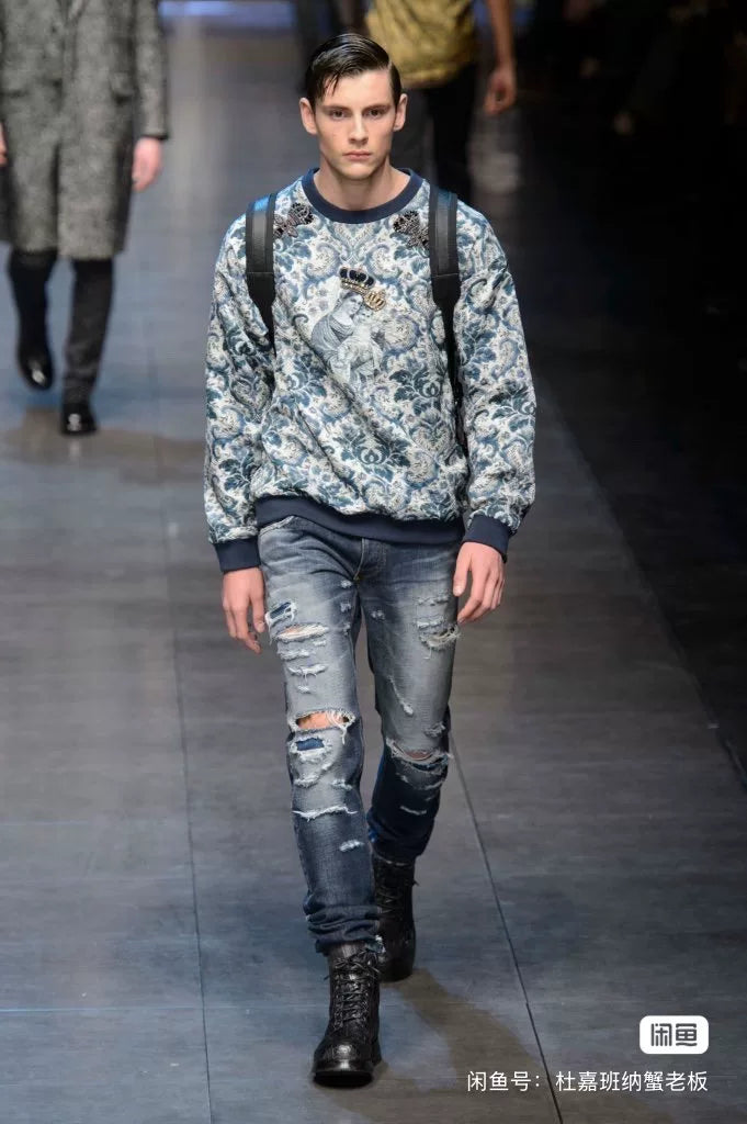 Luxury Dolce & Gabbana Embellished Sweatshirt