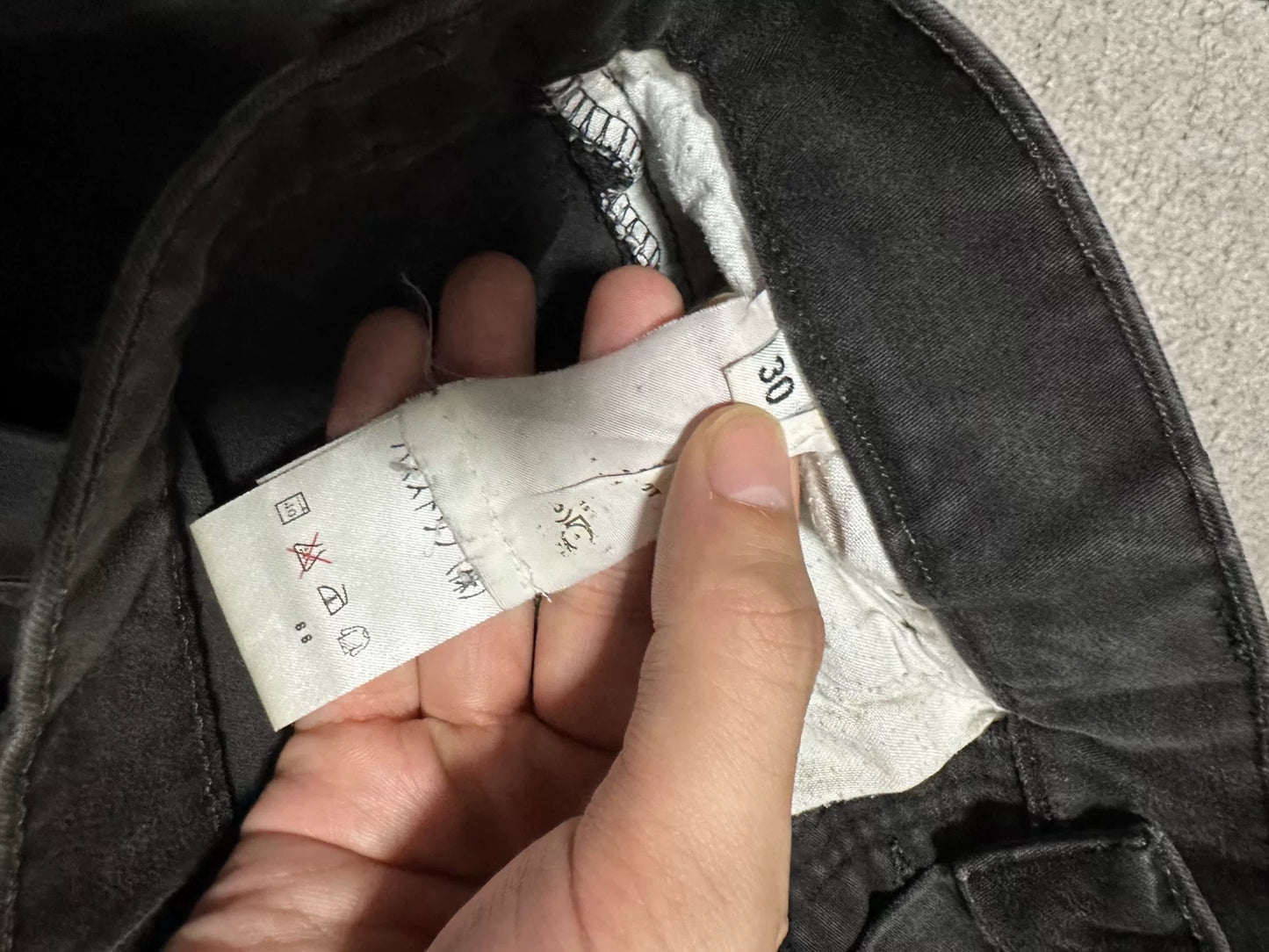 Helmut Lang Black Denim Pants Size 30