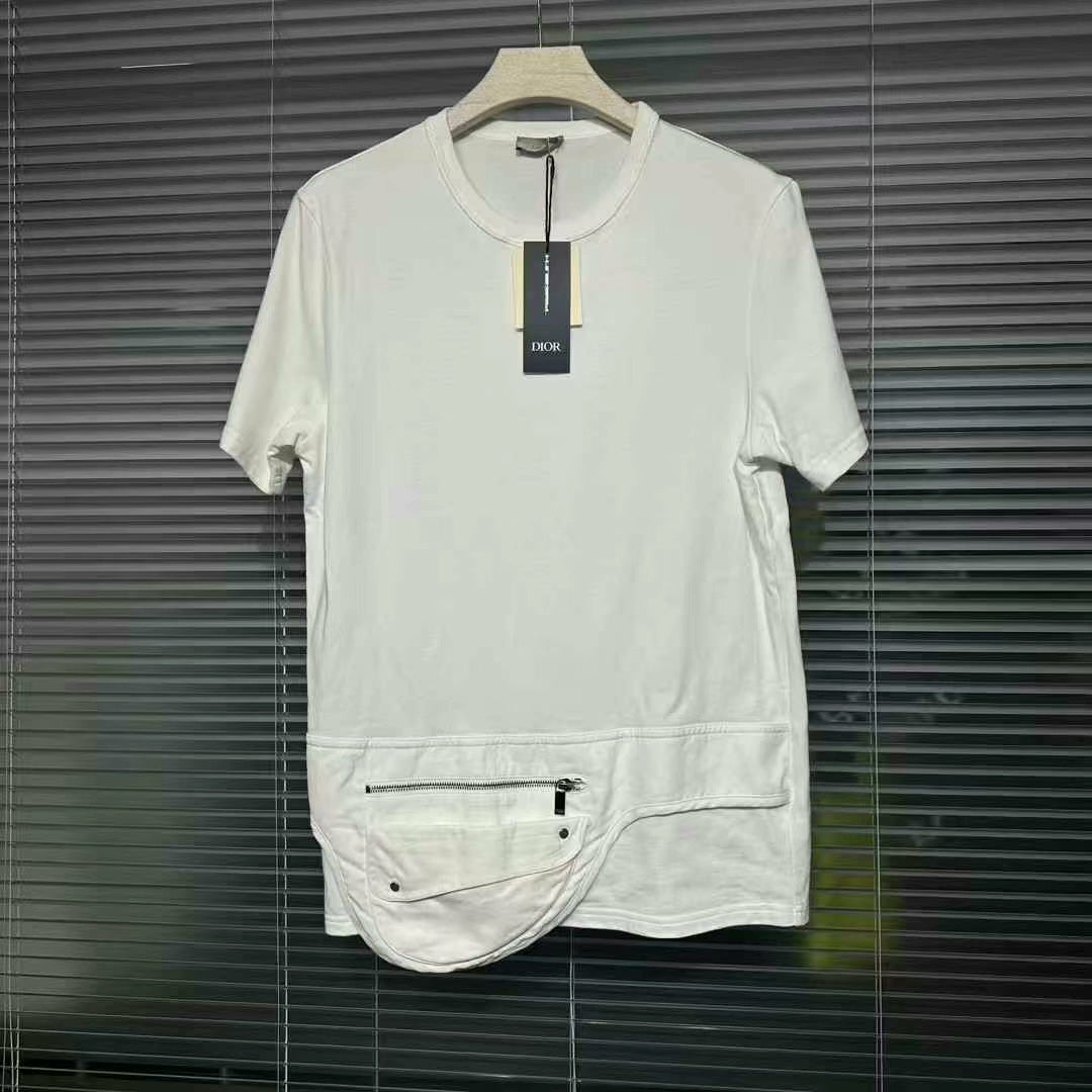 dior short sleeve shirt with pocket detail