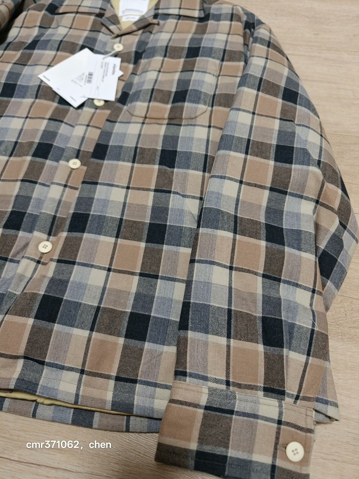 VISVIM 25SS KEESEY CHECK DOWN