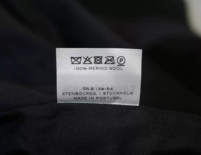 schnayderman's black merino wool coat