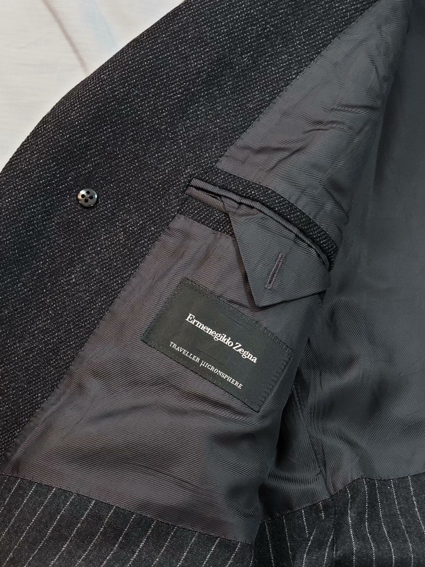 Zegna Chester Coat with Cashmere Blend