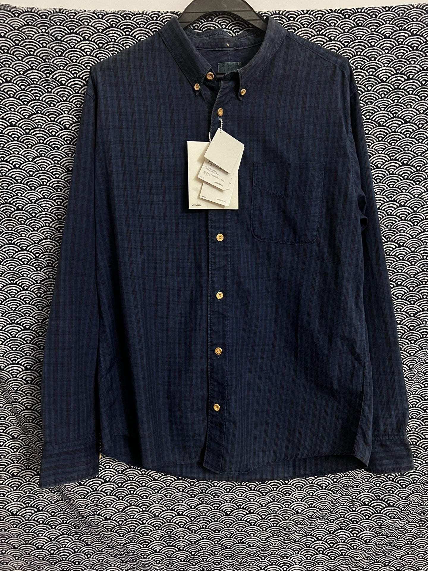 Visvim 12AW ICT Indigo Paisley Shirt