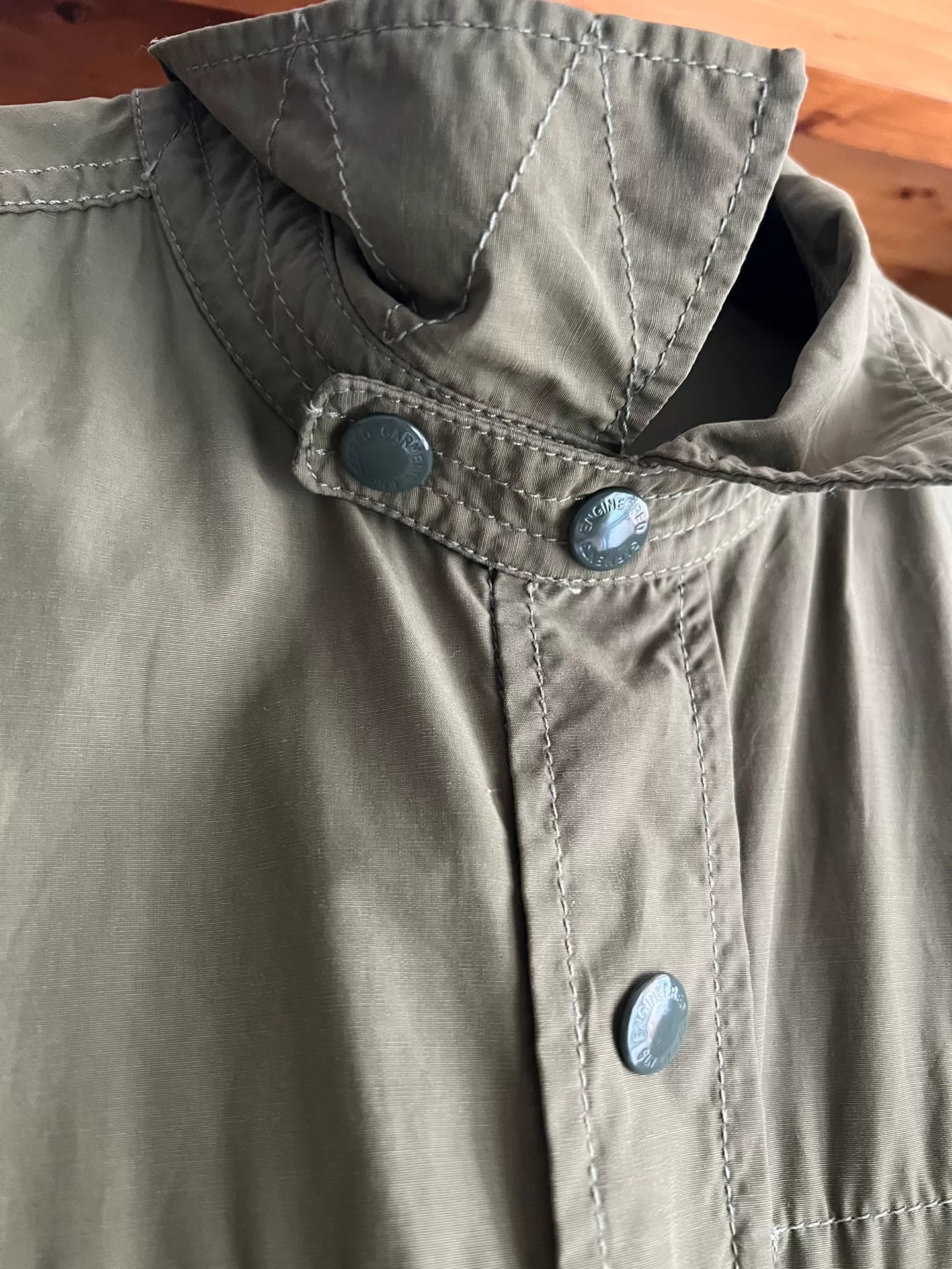 Engineered Garments Classic Olive Green Shirt Jacket