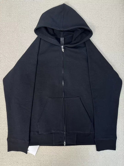 Chrome Hearts  Cross Sanskrit Embroidery Zip Hoodie