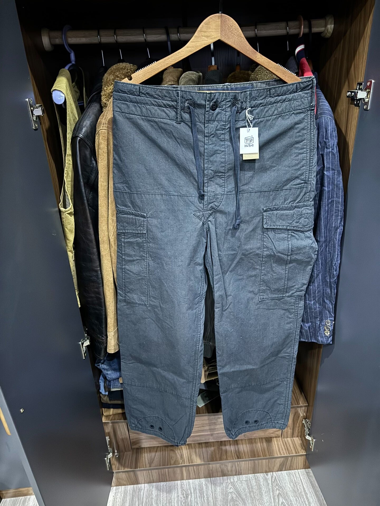 RRL Lightweight Black Cargo Pants
