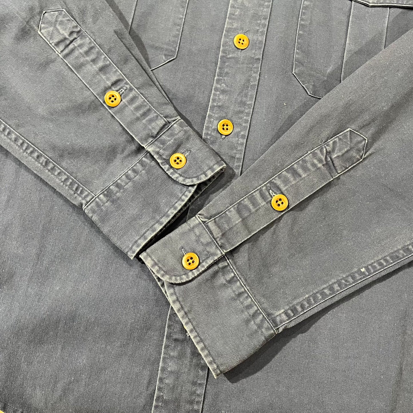 Double RL Ralph Lauren Leather Patchwork Shirt
