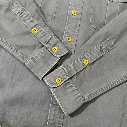 Double RL Ralph Lauren Leather Patchwork Shirt