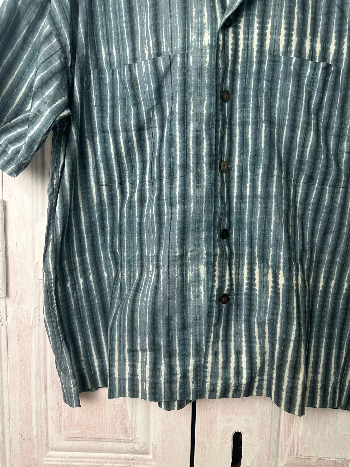 Issey Miyake Men Tie-Dye Short Sleeve Shirt