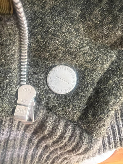 nigel cabourn wool jacket with riri zipper
