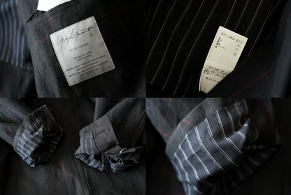 Yohji Yamamoto Linen Pattern Coat 23SS