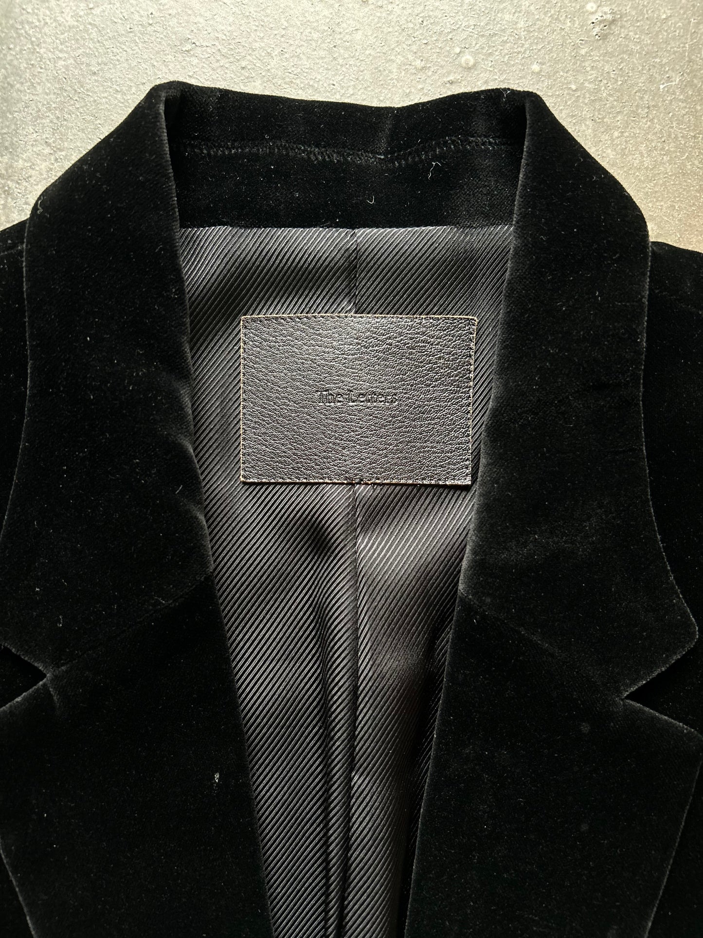 velvet jacket with stylish zipper details