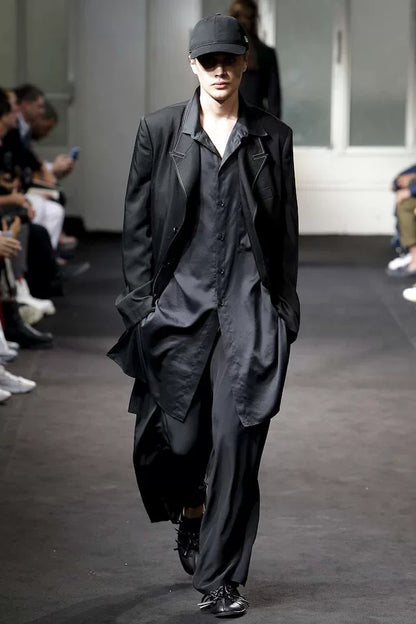Yohji Yamamoto Black Cutout Suit Jacket