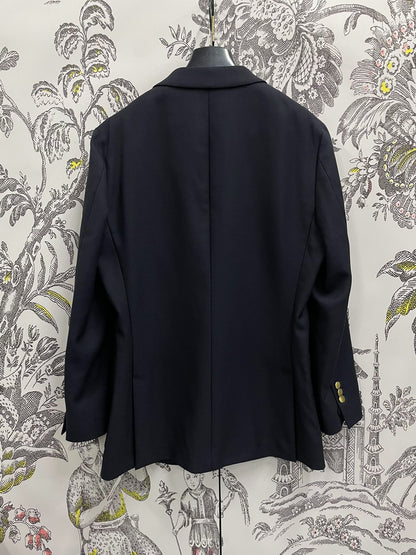 Saint Laurent Dark Blue Men's Blazer