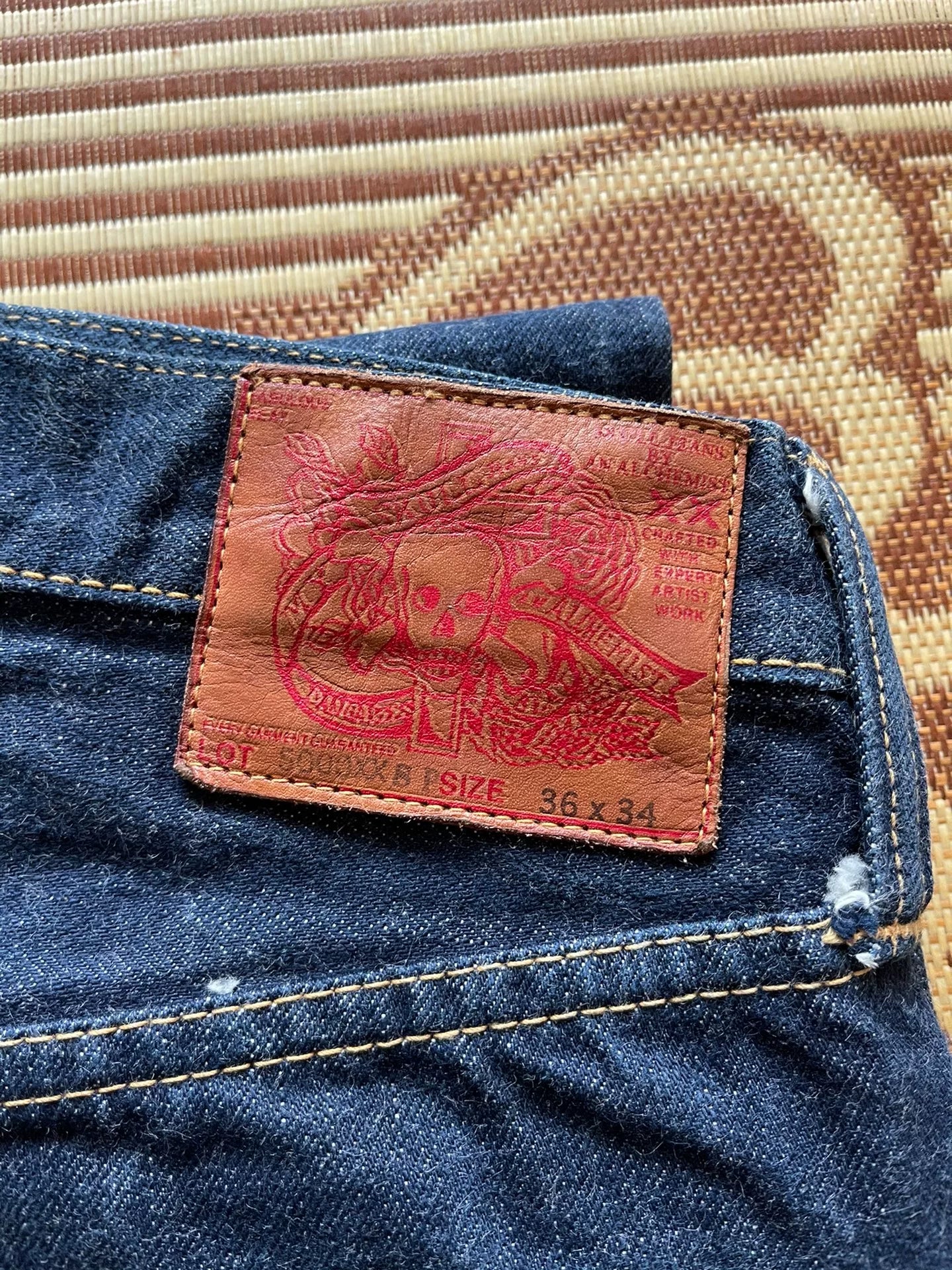 Levis Skull Limited Original Blue Jeans