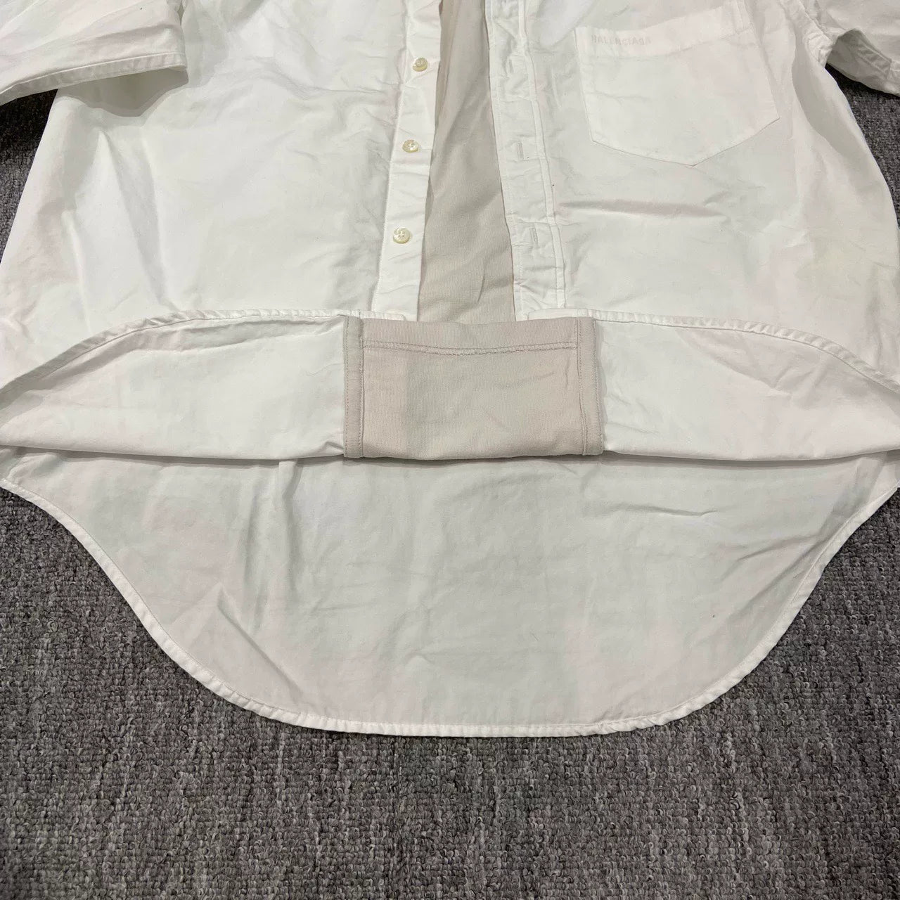 Balenciaga Two-in-One Long Sleeve Shirt