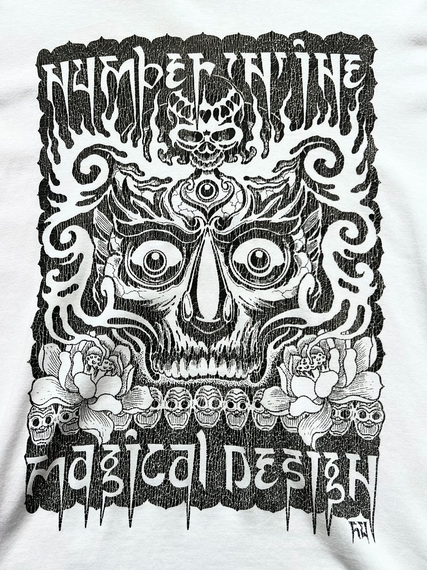 number nine magical design graphic t-shirt